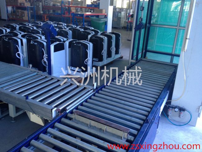 Roller conveyor line